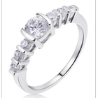 Çin Flexible ring jewelry 925 sterling silver jewelry cheap latest wedding ring wholesale China üretici firma