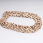Çin Four Layered Chains Long Necklace Wholesale üretici firma