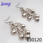 China Heart cheap ebay korean 925 silver earrings designs E30120 manufacturer