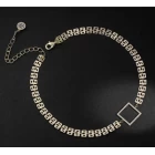 China High Quality Fashion Artificial Stone Gold Short Necklace for Woman Hersteller