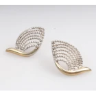 Çin New Items 2018 Fashionable Accessories Stud Earrings for Sensitive Ears Support Lower MOQ üretici firma