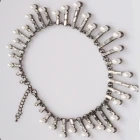 الصين New fashion jewelry tassel choker pearl necklace N90008 الصانع