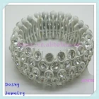 China New trend fashion shining alloy wrap crystal rhinestone charm bracelet manufacturer