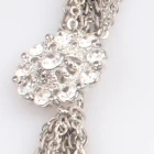 China Olympic rings silver couple gold statement necklace N90078 manufacturer