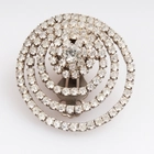 Çin Serseri büyük yuvarlak ucuz Kristal Noel küpe tasarımlar üretici firma