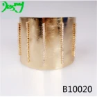 China Rhinestone glass  indian fake gold fashion cuff  bracelets &bangles manufacturer
