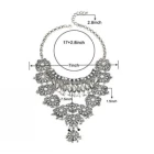 Çin Statement Necklace - Fashion Long Silver Bohemian Indian Jewelry for Wemen Christmas Jewelry Gift üretici firma