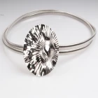 Çin Sweat fashion waistband metal end silver pattern waist belt BT60033 üretici firma