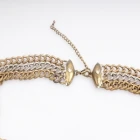 Çin Three Layrers Chains Necklace with Resin Stone üretici firma