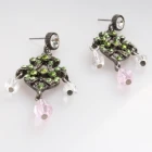 China Turkish daily wear 2014 fashion crystal earrings designs E30079 Hersteller