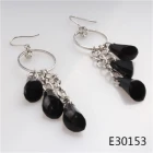 중국 Women fashion nickel free plastic bead hooks earring E30153 제조업체