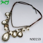 China best friend heart korean pearl charm chains necklace N90159 manufacturer