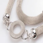 Çin cheap new model wire mesh men s alloy waist belt BT60020 üretici firma