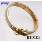 China designer gold ladies popular wire wristband bracelet B10102 manufacturer