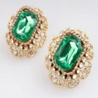 China ebay gold crystal wholesale clip earrings E30037 manufacturer
