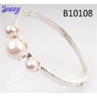 China fake silver pearl fashion delicate designer Indian pearl bangle manufacturer