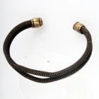 Çin fashion couple evil eye tennis eternity cuff bracelet B10109 üretici firma