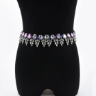 Китай fashion jewelry accessory belly chain crystal shiny necklace производителя