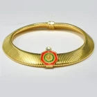 Çin fashion jewelry fancy long chain elegant unique design necklace made with crystals from Swarovski üretici firma