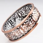 Çin fashion vintage tribal ethnic tattoo rose gold bracelet B10122 üretici firma