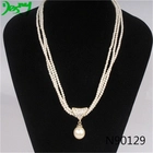 China free seed bead big pearl pendant bracelet necklace N90129 manufacturer