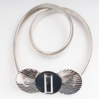 Çin genuine shell jewelry elastic wide waistband sash BT60018 üretici firma