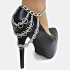 China gold wedding jewelrymini run shoe key ring foot chain TS015 manufacturer