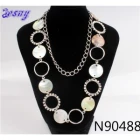 China gypsy covering resin dollar sign costume necklace N90488 manufacturer