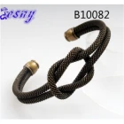 China men's custom gold hand watch chain handcuff bracelet B10082 manufacturer