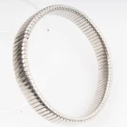 Çin men s metal brass silver bracele tadjustable bangle B10111 üretici firma