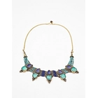 China mosaic stone water drop latest design beads chocker necklace manufacturer