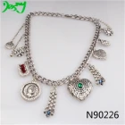 China rhinestone heart shape dropship charm costume jewelry N90226 manufacturer