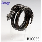 China sequin girls fancy new designer animal head belize bangle manufacturer