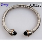 China twisted wire fashion ladies engravable tibetan silver bangle manufacturer