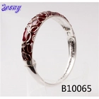 Çin Vintage 925 gümüş kırmızı emaye bileklik bileklik B10065 üretici firma