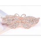 China wholesale fashion crystal butterfly hair accessories full crystal hairpin for girls manufacturer