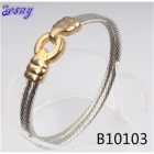 China wholesale fashion jewelry silver fish hook bracelet B10103 manufacturer