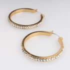 porcelana 14k Gold Plated Wholesale Fancy Small Gold Earrings Woman 2018 Party Accessorie fabricante