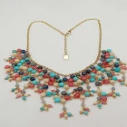 China Best Selling Newest Fashion Accessories Necklace Jewelry Latest Fashion Jewellery European Beaded Necklace manufacturer