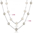 China Cheap Price S925 Sterling Silver Freshwater Pearl Necklace for Woman manufacturer