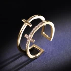 China Cheap price and high quality zinc alloy ring for woman manufacturer