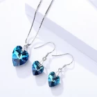 中国 China Manufacturer 925 sliver wholesale Cheap Chinese Bridal Rhinestone Jewelry Sets メーカー