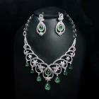 China China fashion costume diamond cubic zirconia jewelry set manufacturer in China manufacturer