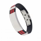 China China high quality mens bracelet 316L Stainless Steel bracelets bangles, wholesale silicone bracelets Stainless Steel jewelry manufacturer
