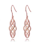 China Earrings 925 Sterling Silver Polished Good Luck Irish for Girls manufacturer