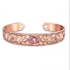 Cina Fashion Women's Solid Copper Cuff Bracelet Manufacturer produttore