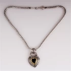 China Fashion jewelry necklace pendant necklace rhodium plated classic necklace manufacturer