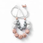 China Food Grade Silicone Beads Necklace Jewelry Manufacturer Wholesale Fashion Jewelry OEM Factory manufacturer