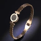 China High Quality 18K Rose Gold Titanium Steel Bracelet Manufacturer in China manufacturer