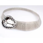 China Hot-selling nice design metal belt mens fashion wide metal belt Africa jewelry manufacturer